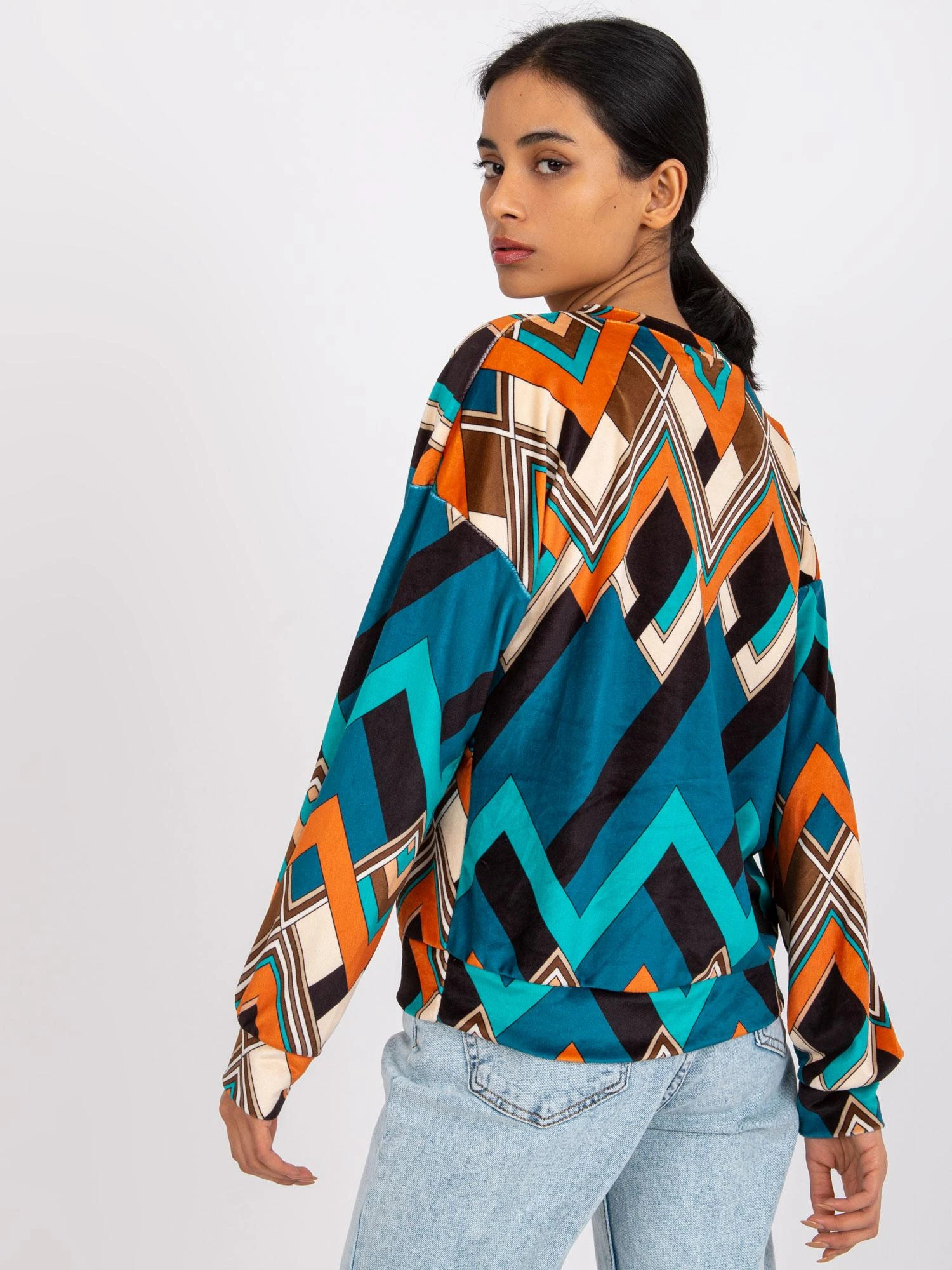 Italy Moda Palaidinė-DHJ-BZ-6033-1,49P-mėlyna