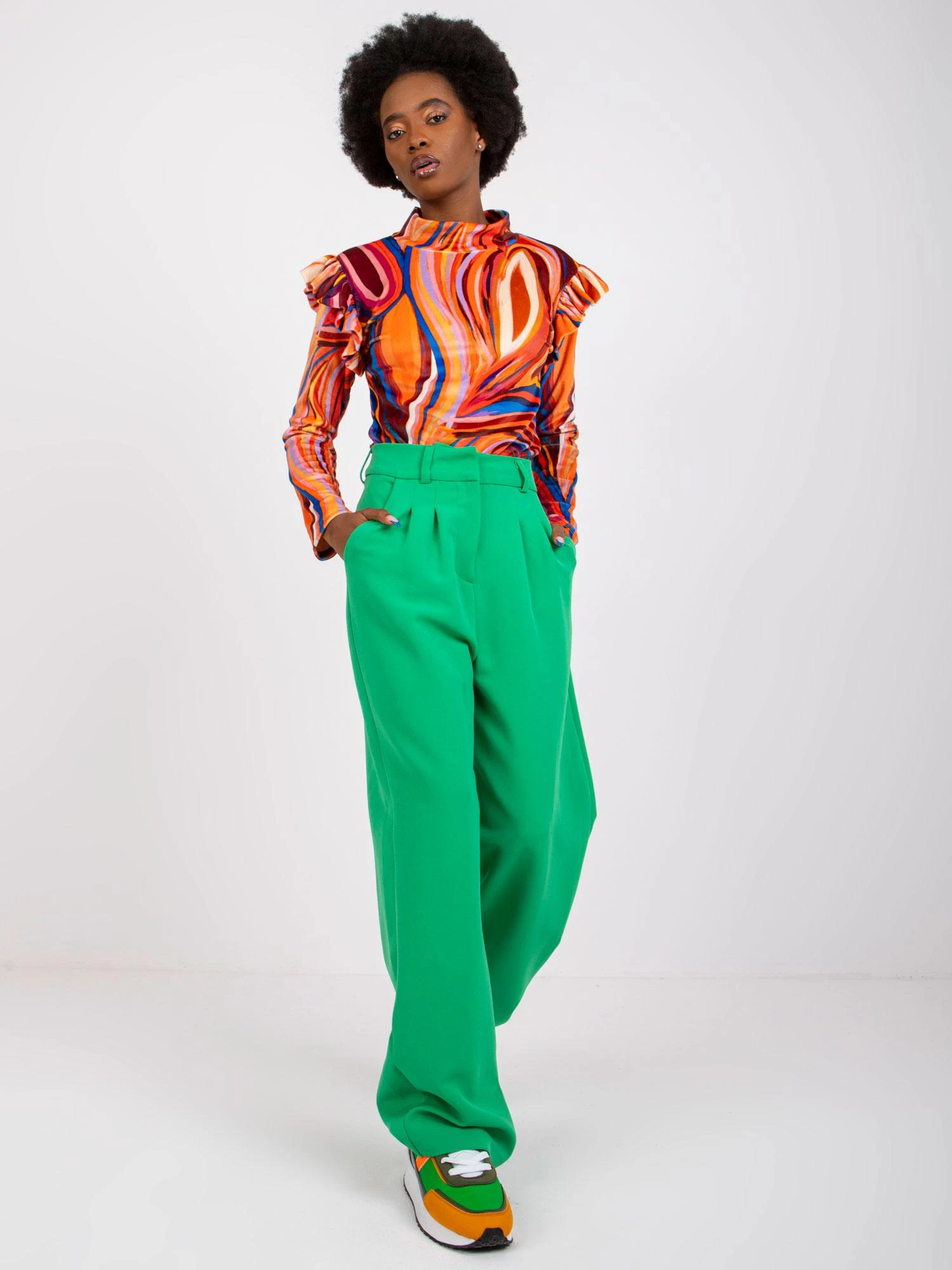 Italy Moda Palaidinė-DHJ-BZ-6533C.90-oranžinė