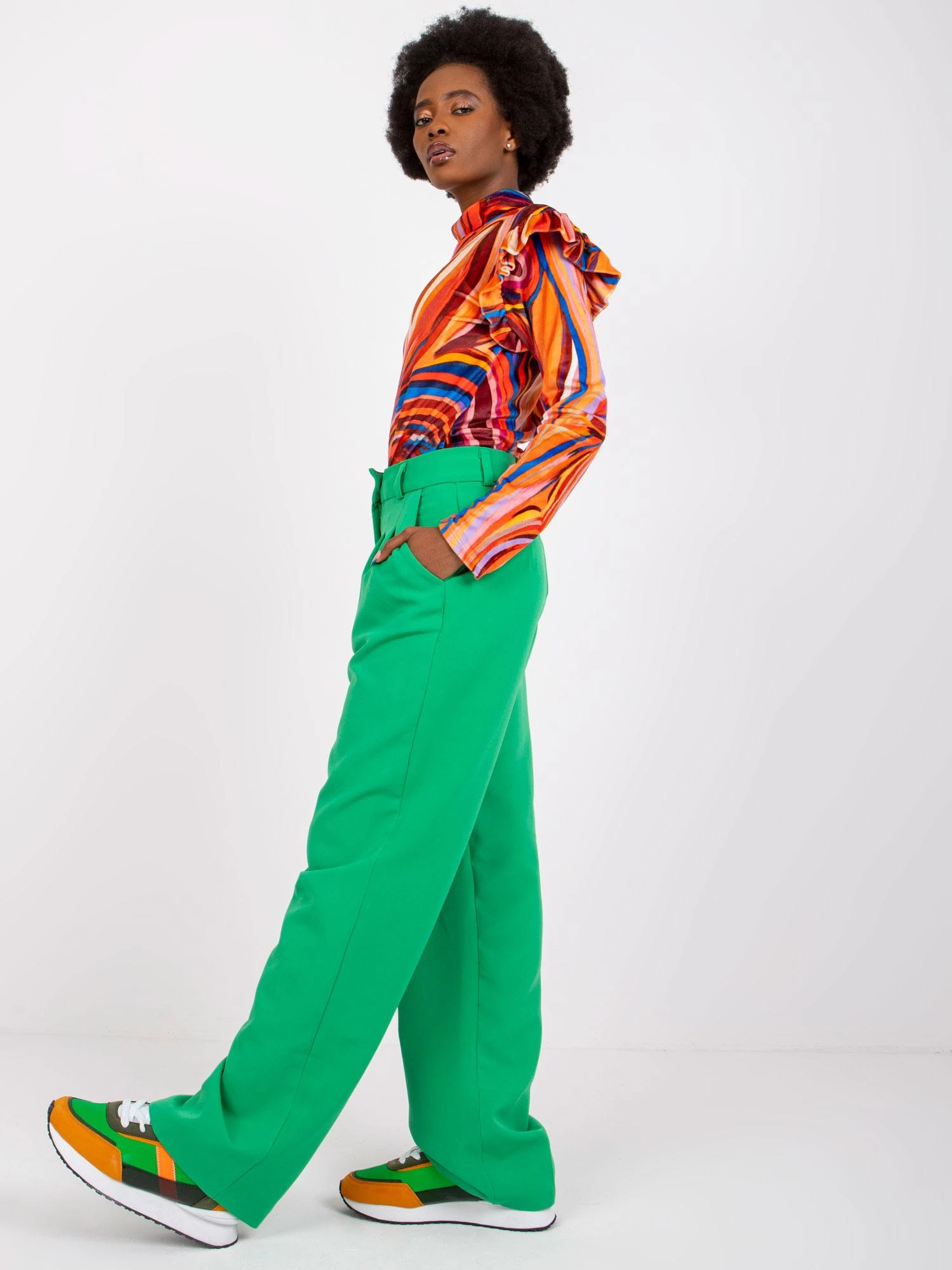Italy Moda Palaidinė-DHJ-BZ-6533C.90-oranžinė