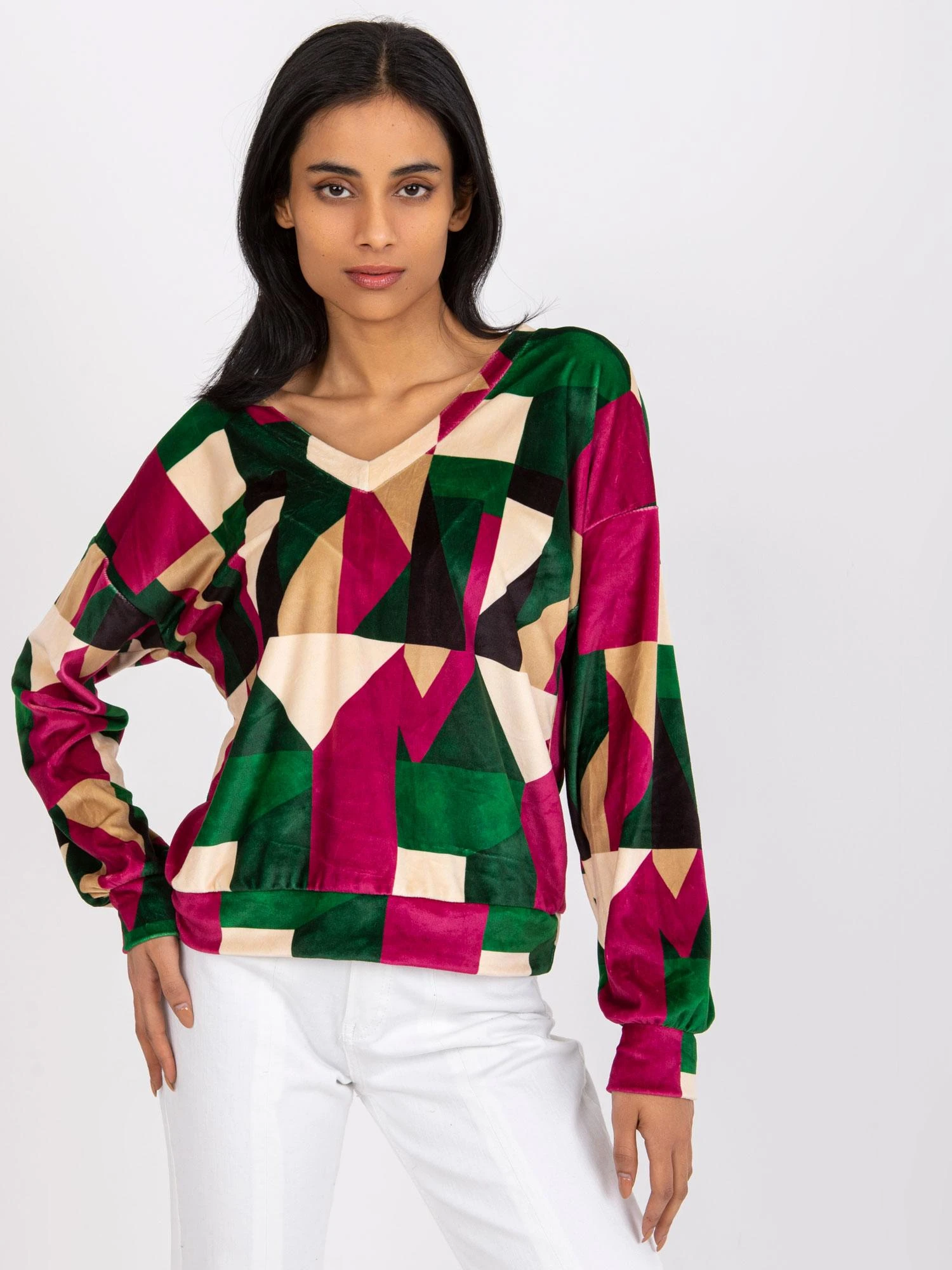 Italy Moda Palaidinė-DHJ-BZ-6550.74P-tamsiai žalia