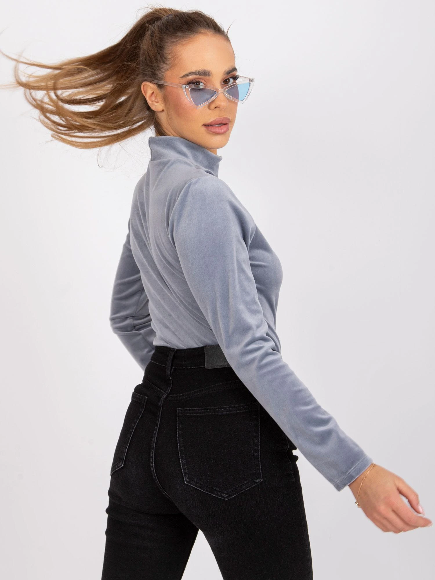 Italy Moda Palaidinė-DHJ-BZ-6561.09P-pilka