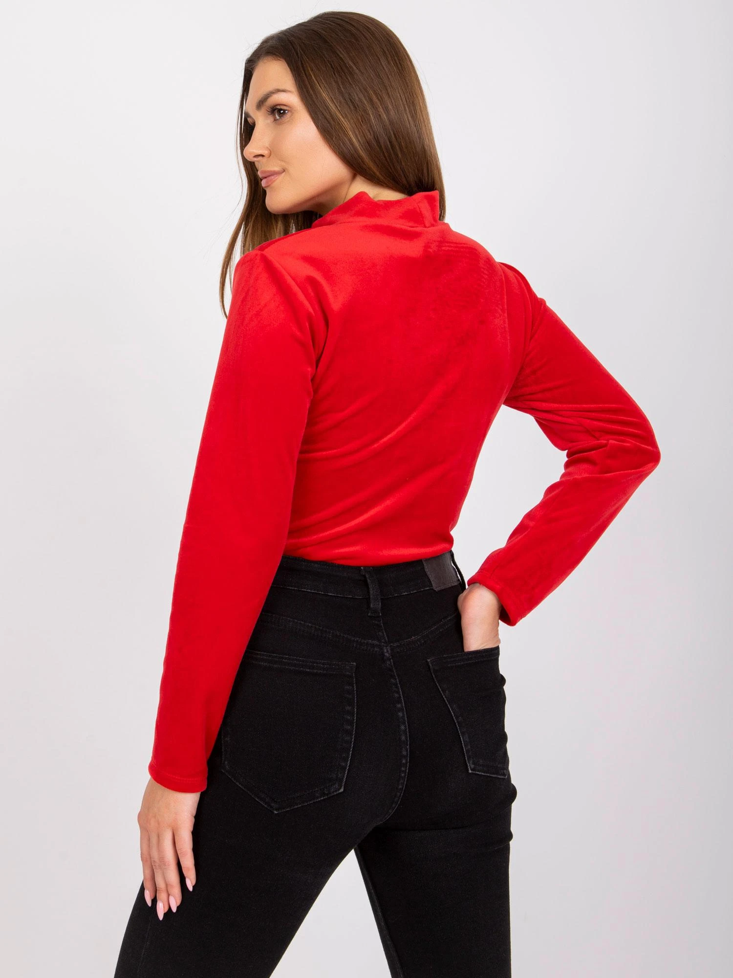 Italy Moda Palaidinė-DHJ-BZ-6561.09P-raudona