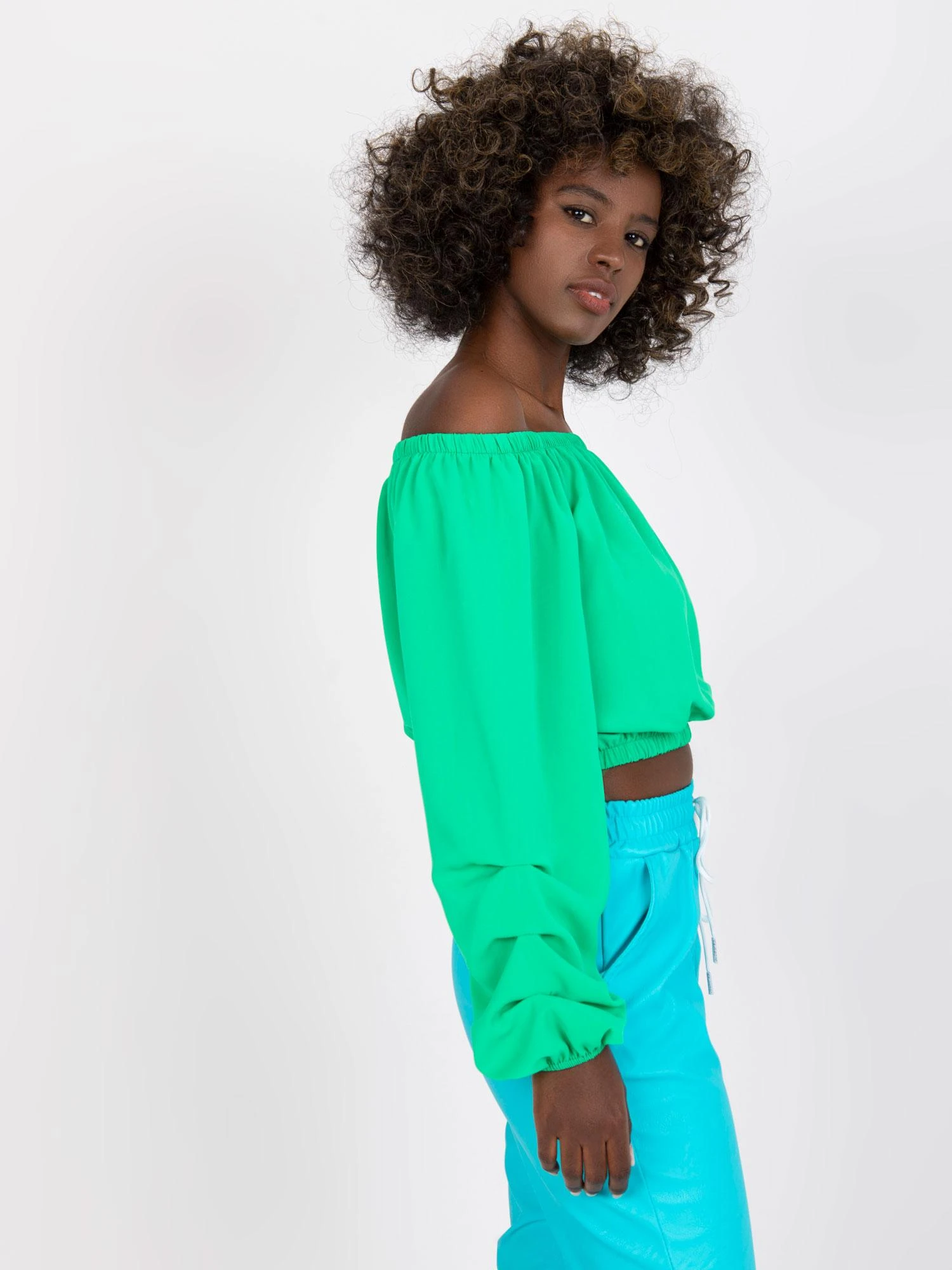 Italy Moda Palaidinė-DHJ-BZ-6816.57-žalia