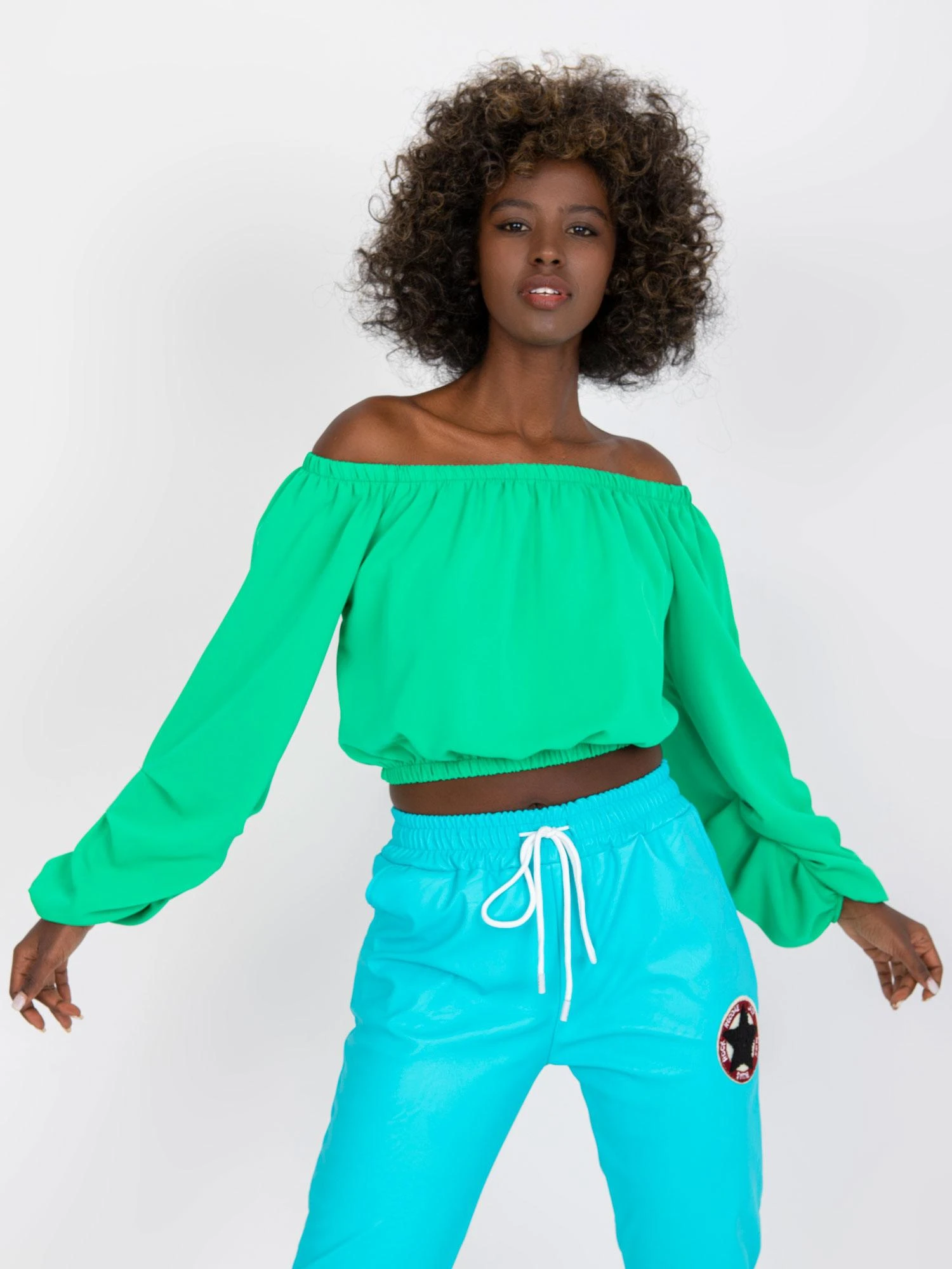 Italy Moda Palaidinė-DHJ-BZ-6816.57-žalia
