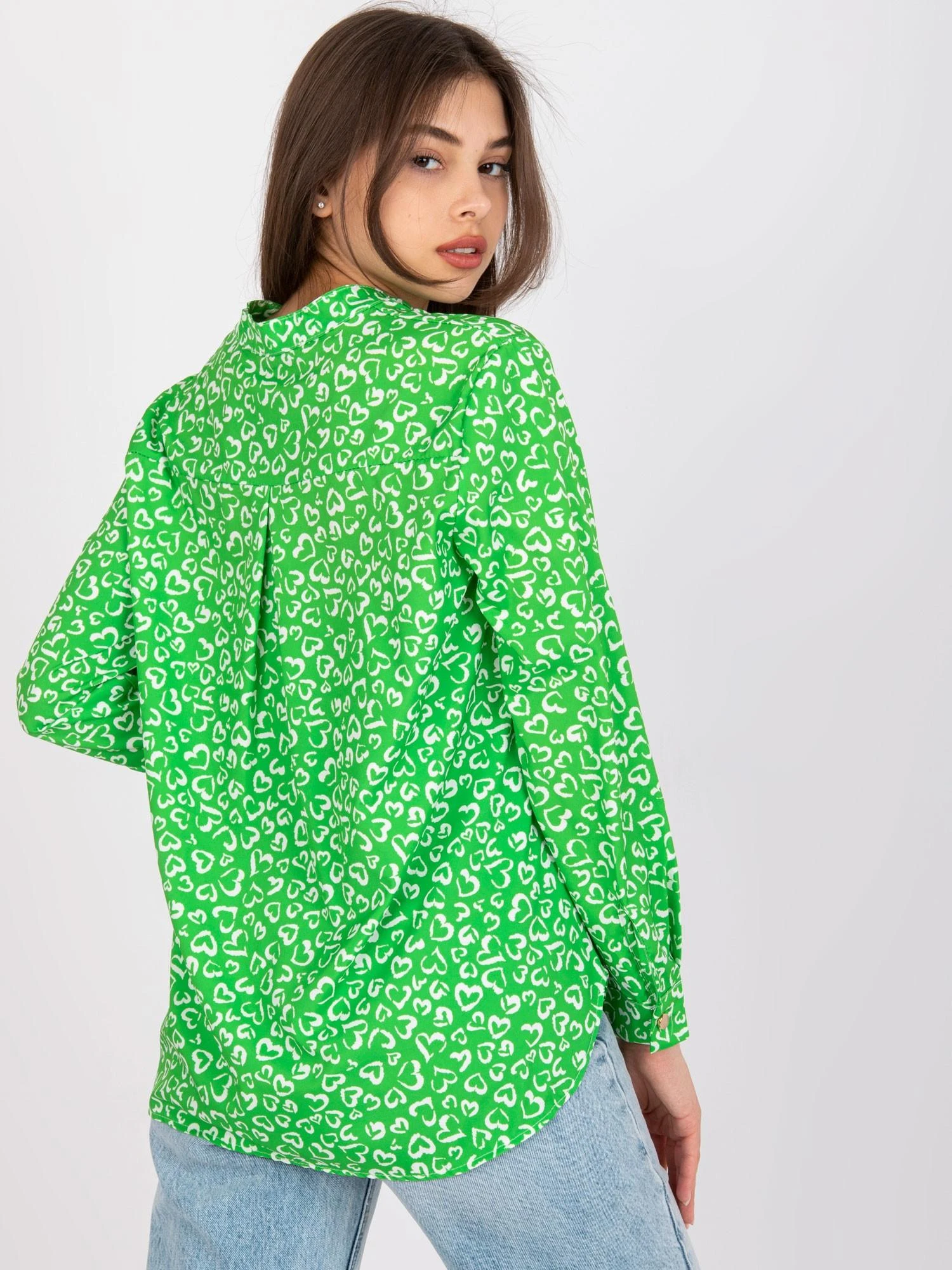 Italy Moda Palaidinė-DHJ-BZ-6825.56-žalia