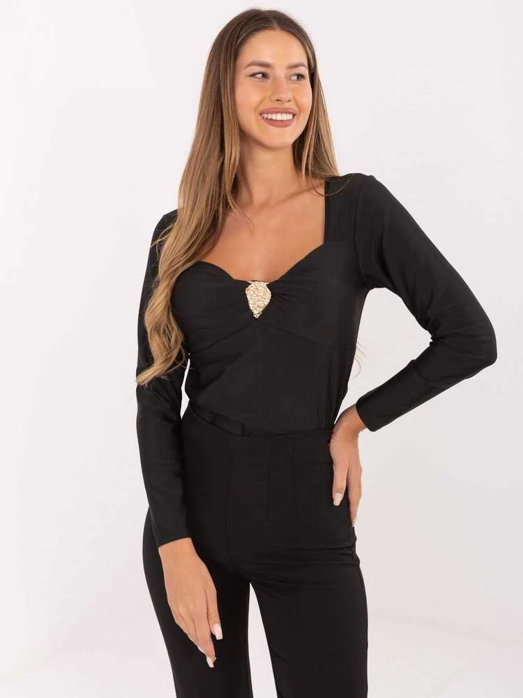Italy Moda Bluzka-IT-BZ-21629.82-juoda