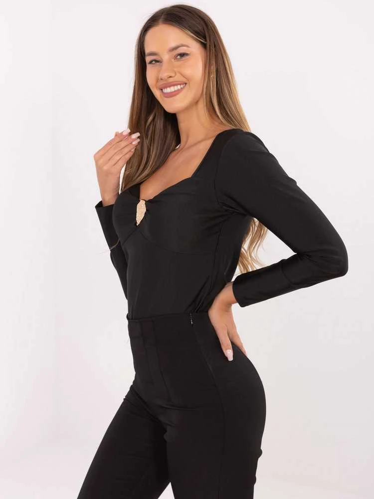 Italy Moda Bluzka-IT-BZ-21629.82-juoda