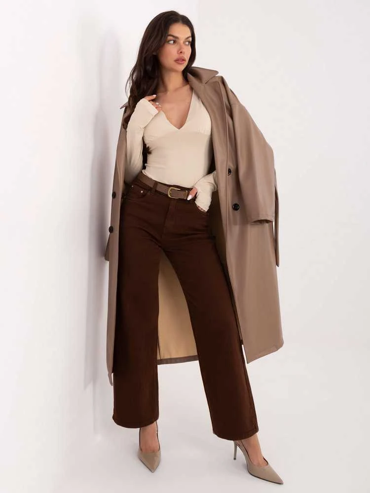 Italy Moda Bluzka-IT-BZ-21823.97-smėlio spalva