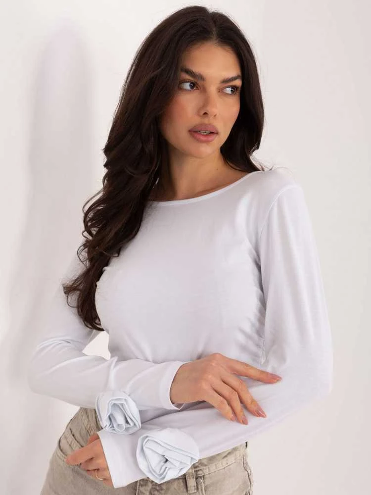 Italy Moda Bluzka-IT-BZ-22079.55-balta
