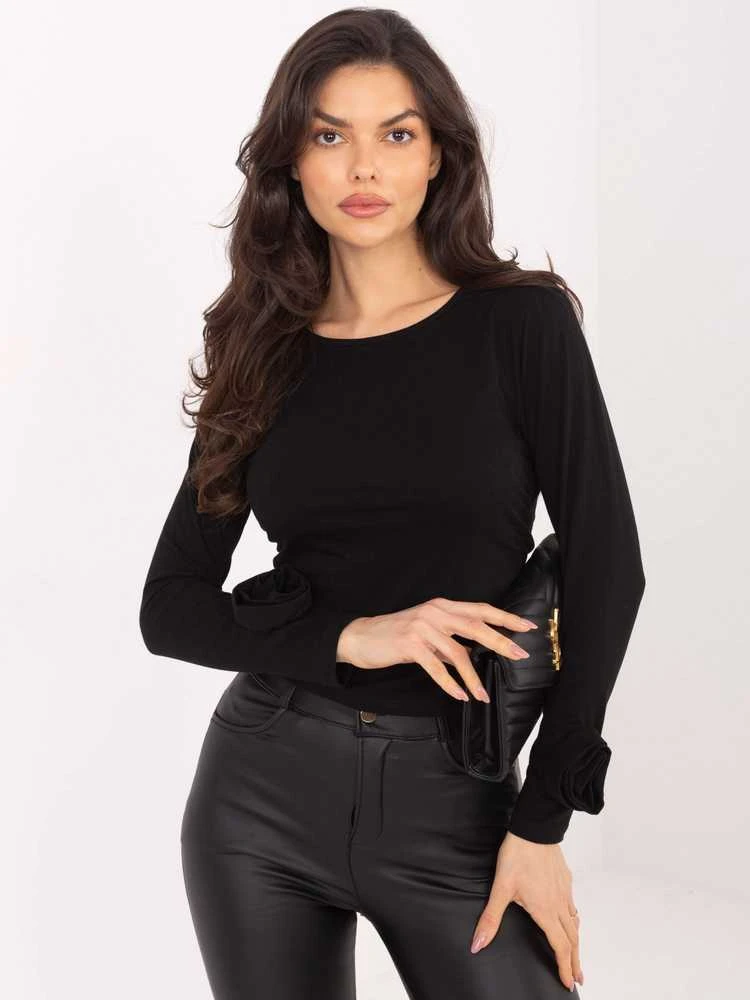 Italy Moda Bluzka-IT-BZ-22079.55-juoda