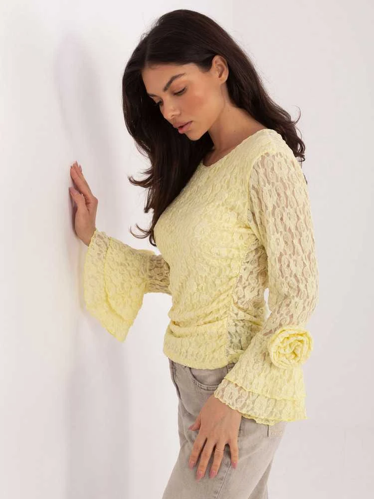 Italy Moda Bluzka-IT-BZ-22122.85-jasny geltona