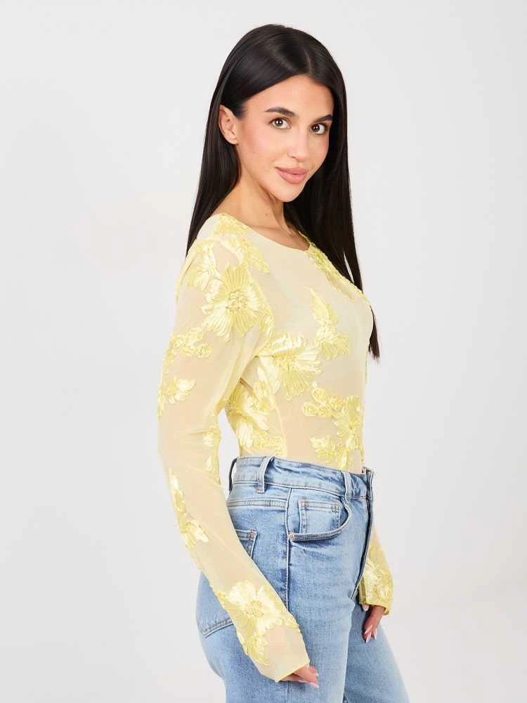 Italy Moda Bluzka-IT-BZ-22125.60-jasny geltona