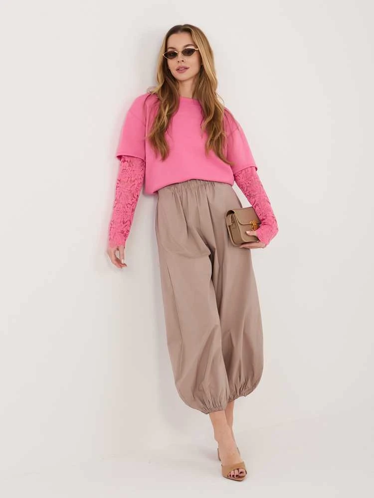 Italy Moda Bluzka-IT-BZ-22128.27-ciemny rožinė