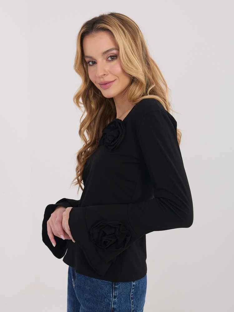 Italy Moda Bluzka-IT-BZ-22139.55-juoda