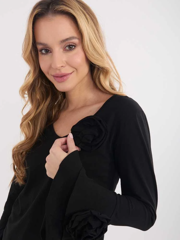 Italy Moda Bluzka-IT-BZ-22139.55-juoda