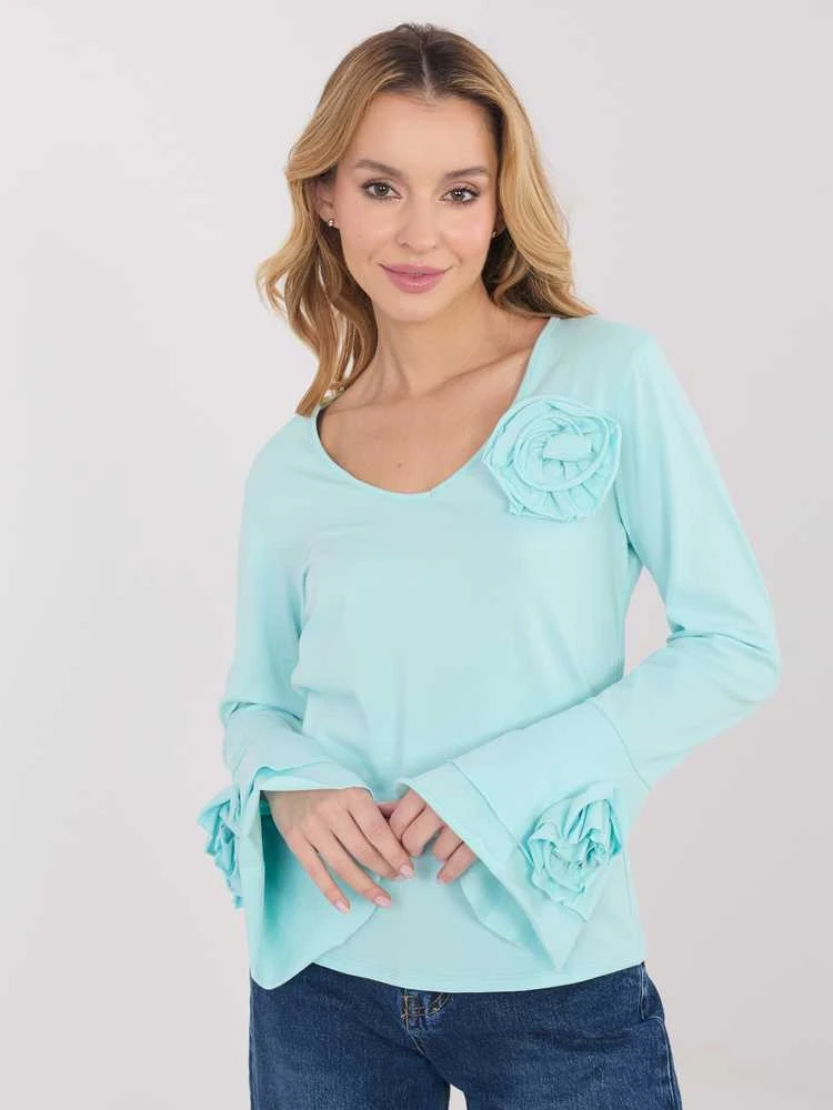 Italy Moda Bluzka-IT-BZ-22139.55-mietowy