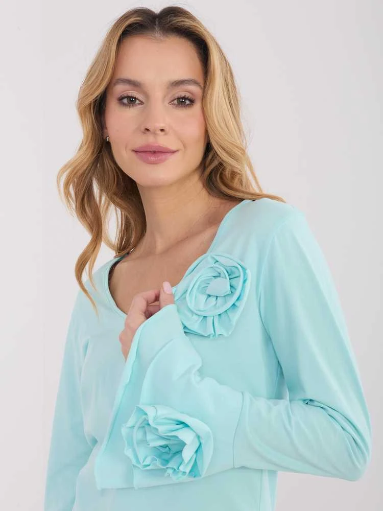 Italy Moda Bluzka-IT-BZ-22139.55-mietowy