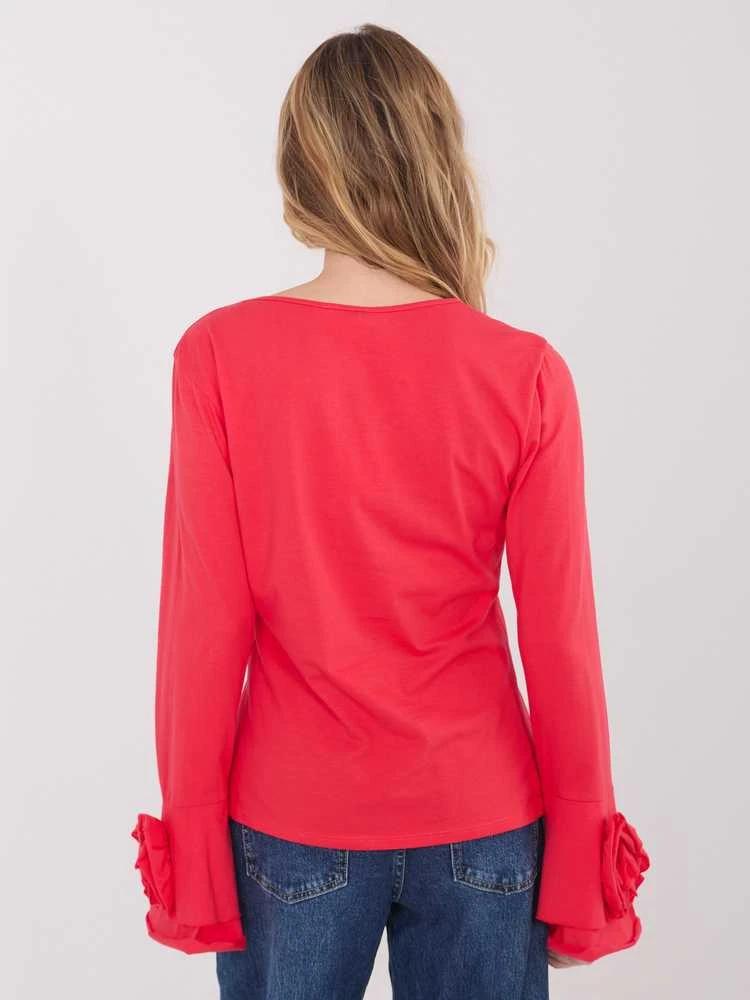 Italy Moda Bluzka-IT-BZ-22139.96-koralų sp.