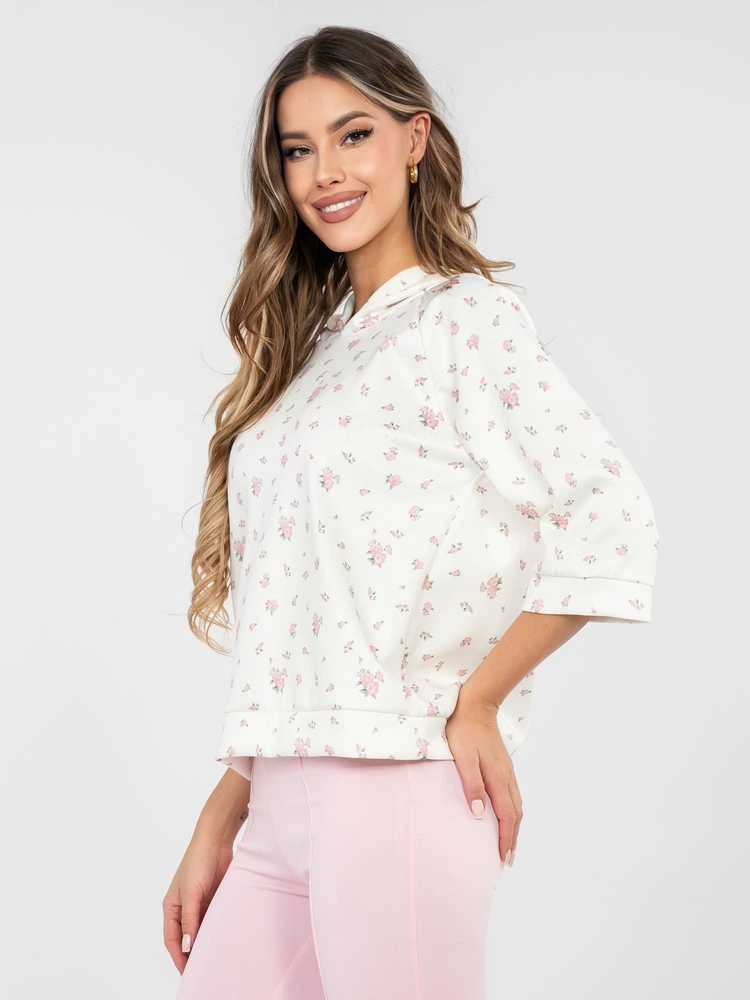 Italy Moda Bluzka-IT-BZ-22278.74-ecru