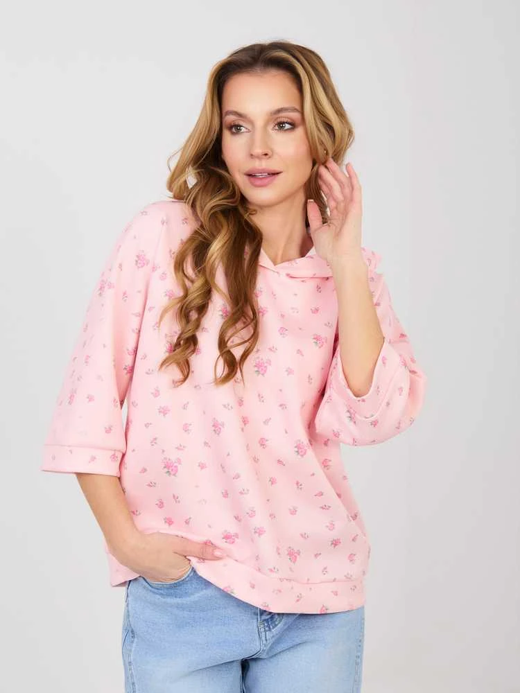 Italy Moda Bluzka-IT-BZ-22278.74-jasny rožinė