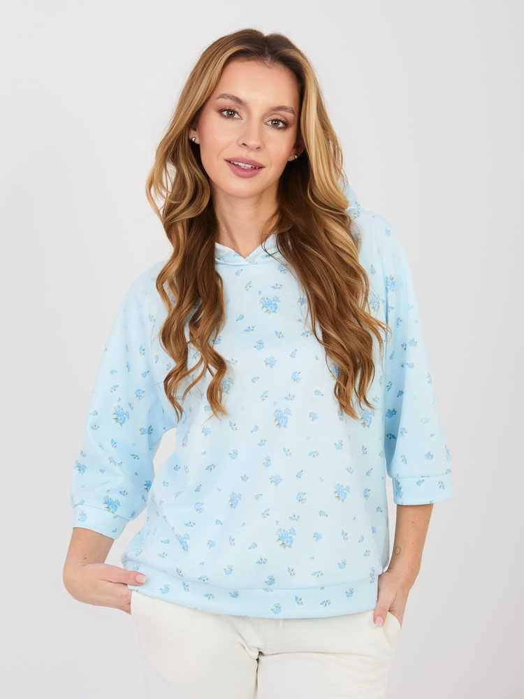 Italy Moda Bluzka-IT-BZ-22278.74-šviesiai mėlyna