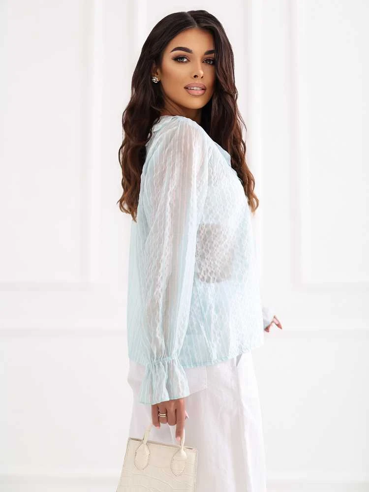 Italy Moda Bluzka-IT-BZ-25096.84-mietowy