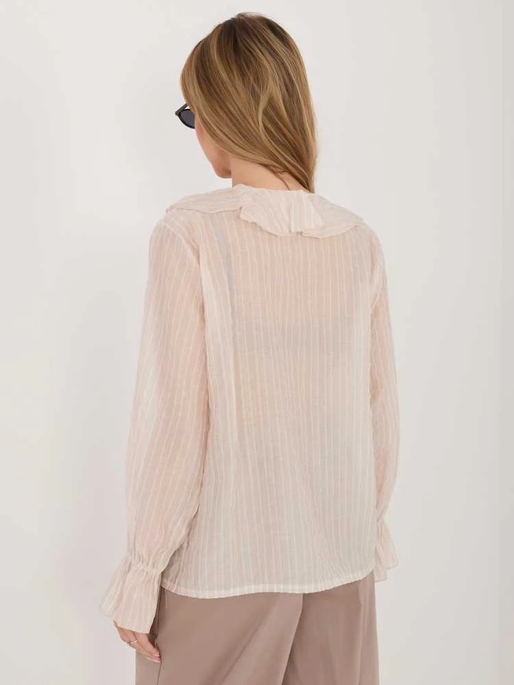 Italy Moda Bluzka-IT-BZ-25096.84-smėlio spalva