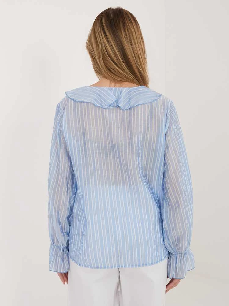 Italy Moda Bluzka-IT-BZ-25096.84-šviesiai mėlyna
