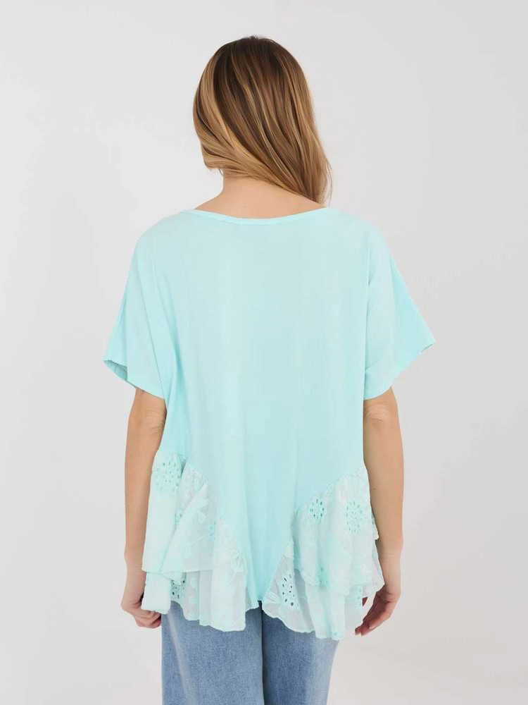 Italy Moda Bluzka-IT-BZ-81870.18-mietowy