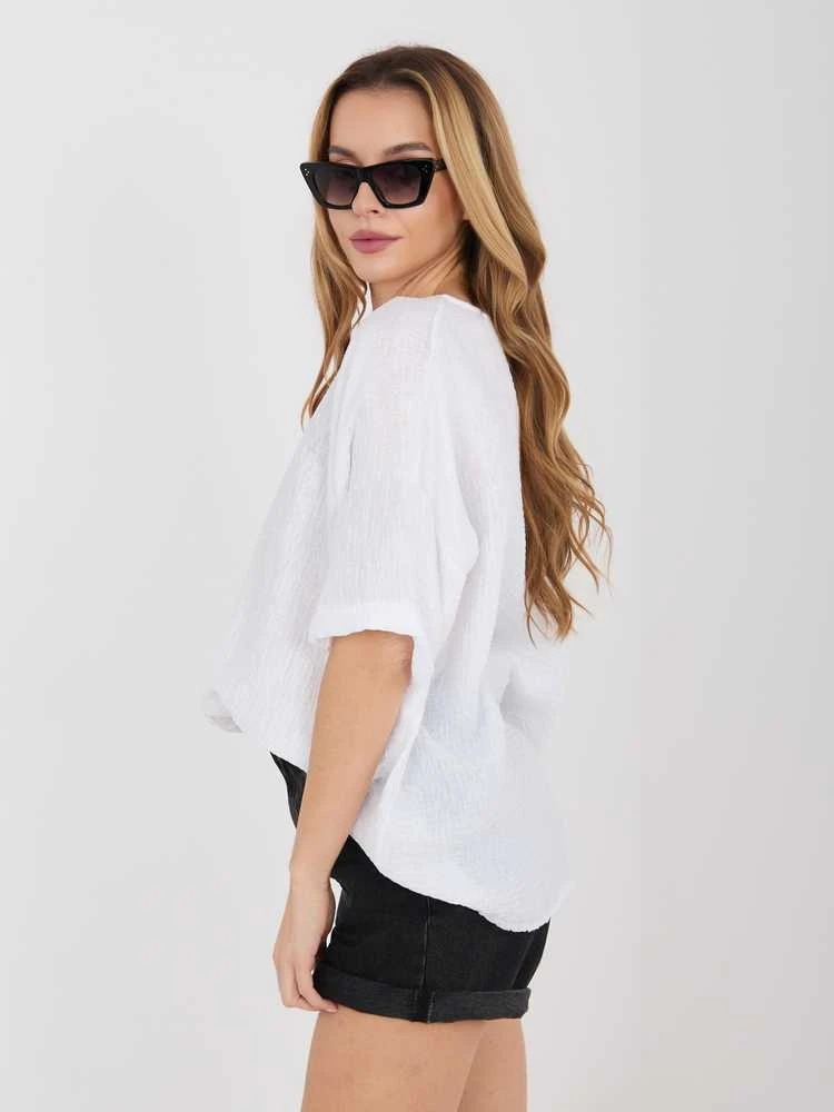 Italy Moda Bluzka-IT-BZ-81891.49-balta