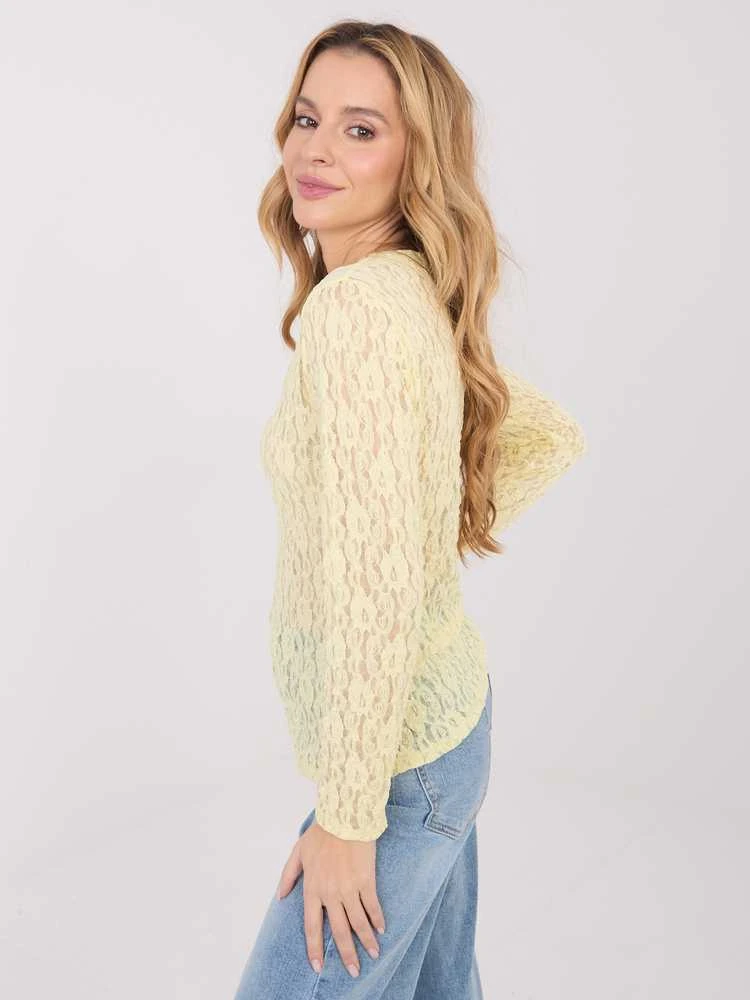 Italy Moda Bluzka-IT-BZ-9962.98-jasny geltona