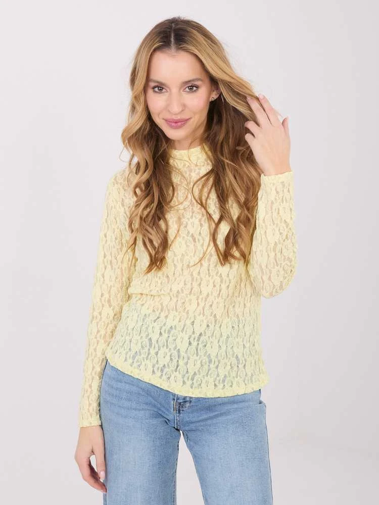 Italy Moda Bluzka-IT-BZ-9962.98-jasny geltona