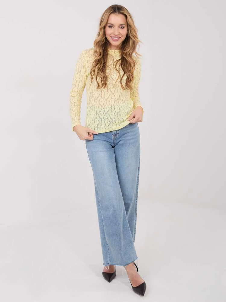 Italy Moda Bluzka-IT-BZ-9962.98-jasny geltona