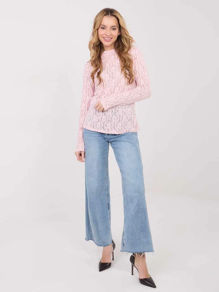 Italy Moda Bluzka-IT-BZ-9962.98-jasny rožinė