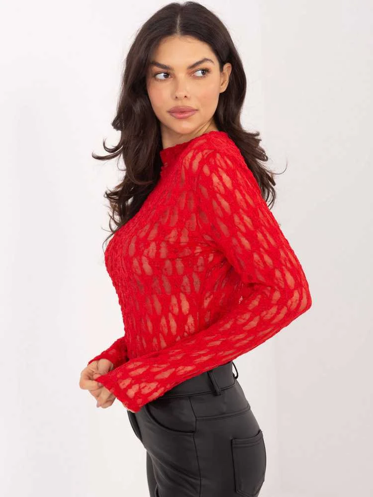 Italy Moda Bluzka-IT-BZ-9962.98-raudona