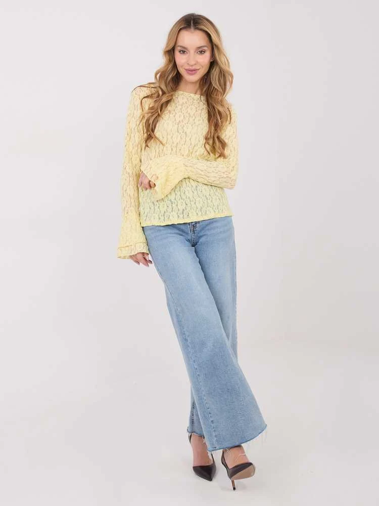 Italy Moda Bluzka-IT-BZ-9970.97-jasny geltona