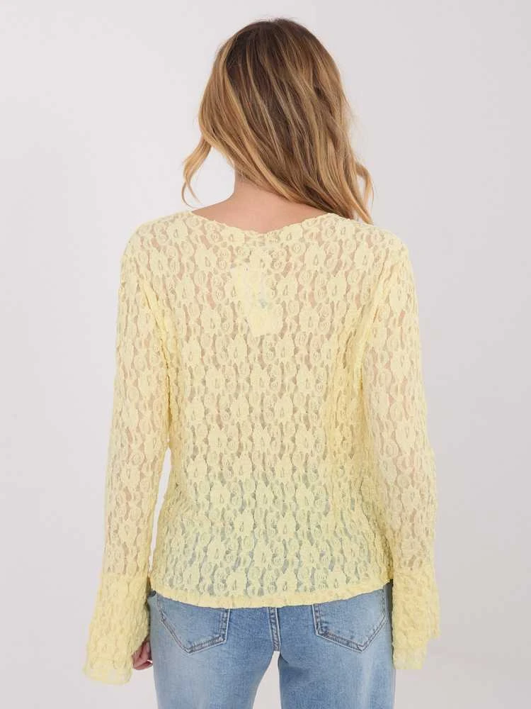 Italy Moda Bluzka-IT-BZ-9970.97-jasny geltona