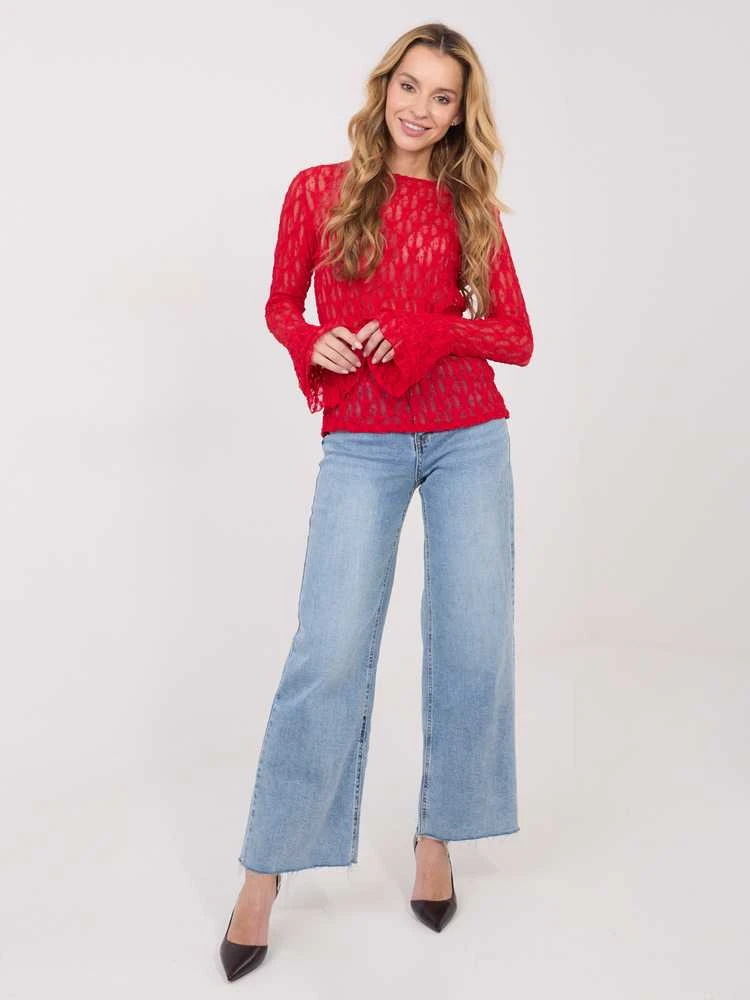 Italy Moda Bluzka-IT-BZ-9970.97-raudona