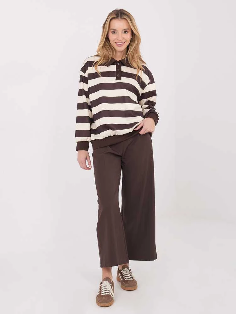Italy Moda Bluzka-IT-BZ-9980.16-jasny smėlio spalva