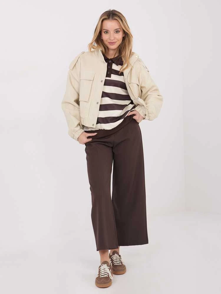 Italy Moda Bluzka-IT-BZ-9980.16-jasny smėlio spalva