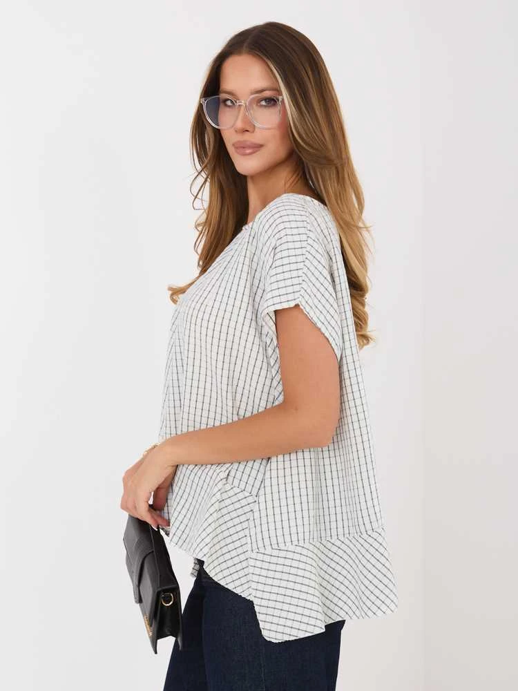 Italy Moda Bluzka-IT-BZ-FL10332.80-ecru