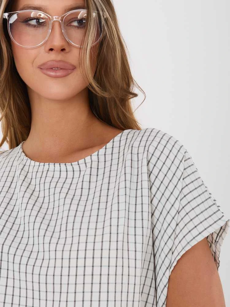 Italy Moda Bluzka-IT-BZ-FL10332.80-ecru