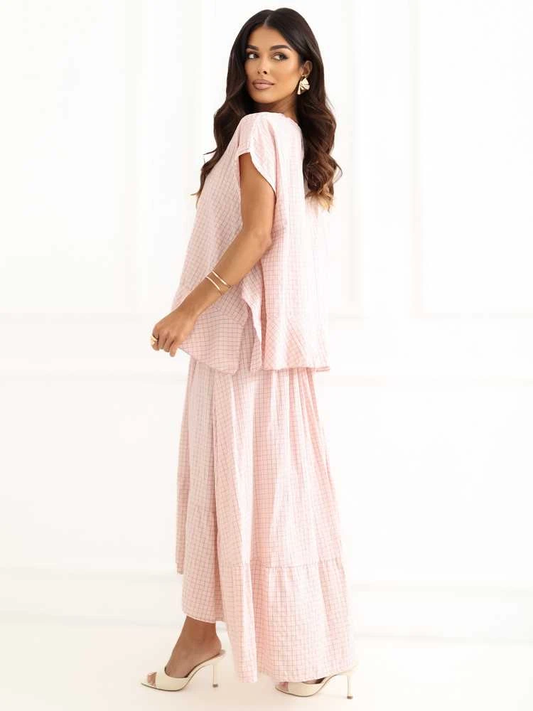 Italy Moda Bluzka-IT-BZ-FL10332.80-jasny rožinė