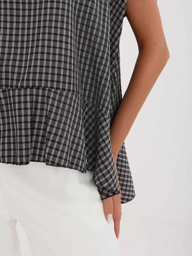 Italy Moda Bluzka-IT-BZ-FL10332.80-juoda