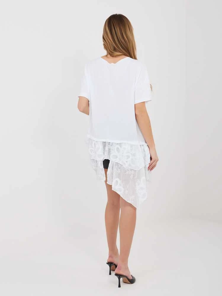 Italy Moda Bluzka-IT-SK-81869.54-balta