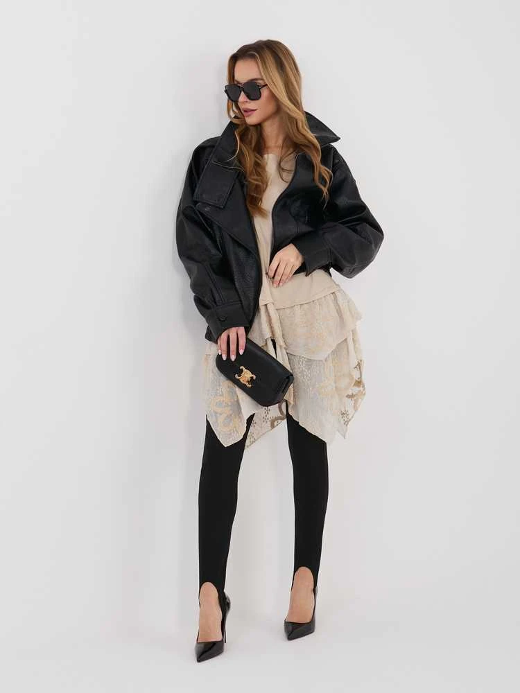 Italy Moda Bluzka-IT-SK-81869.54-smėlio spalva