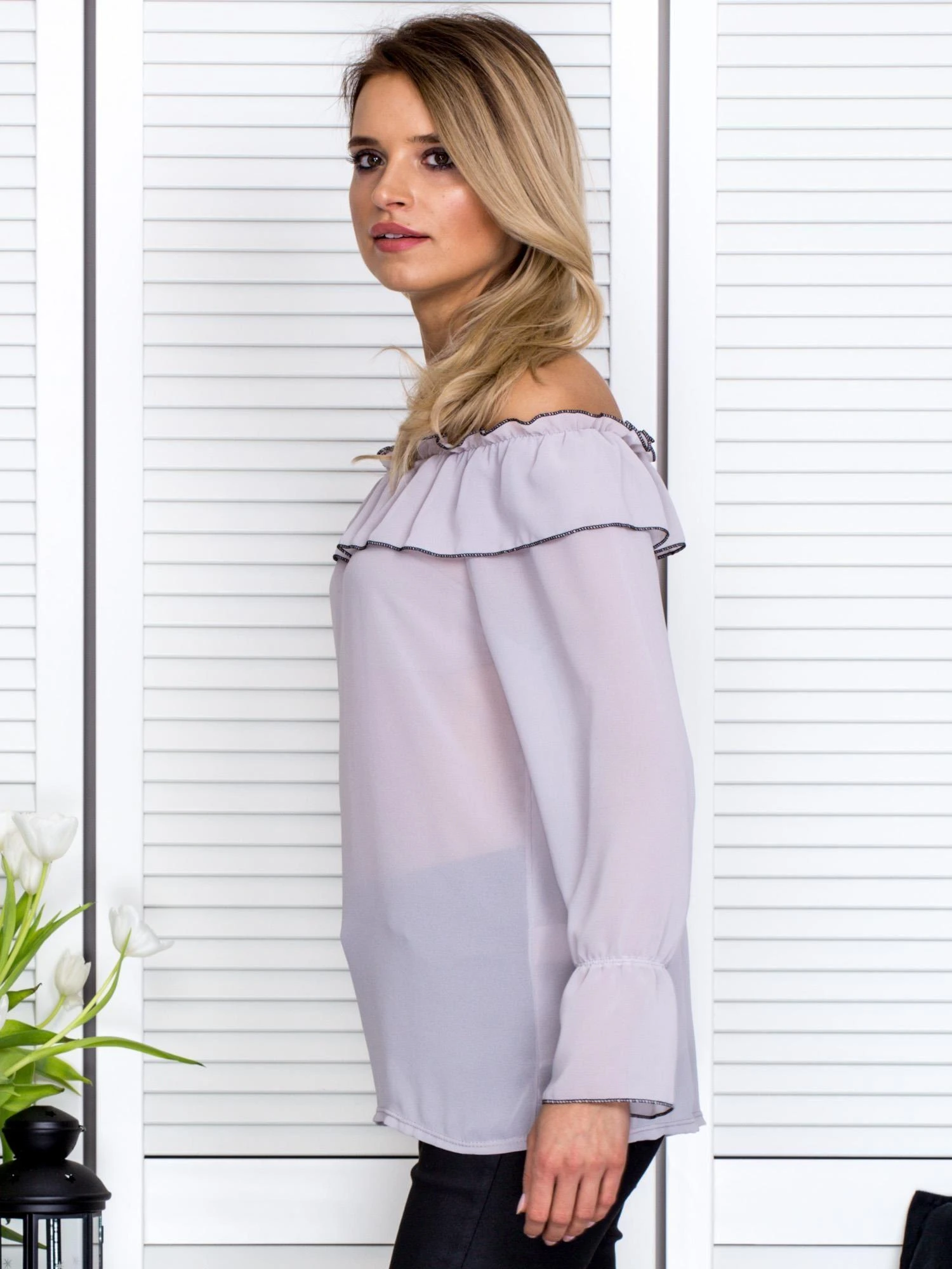 Italy Moda Palaidinė-MI-BZ-17322.17-pilka