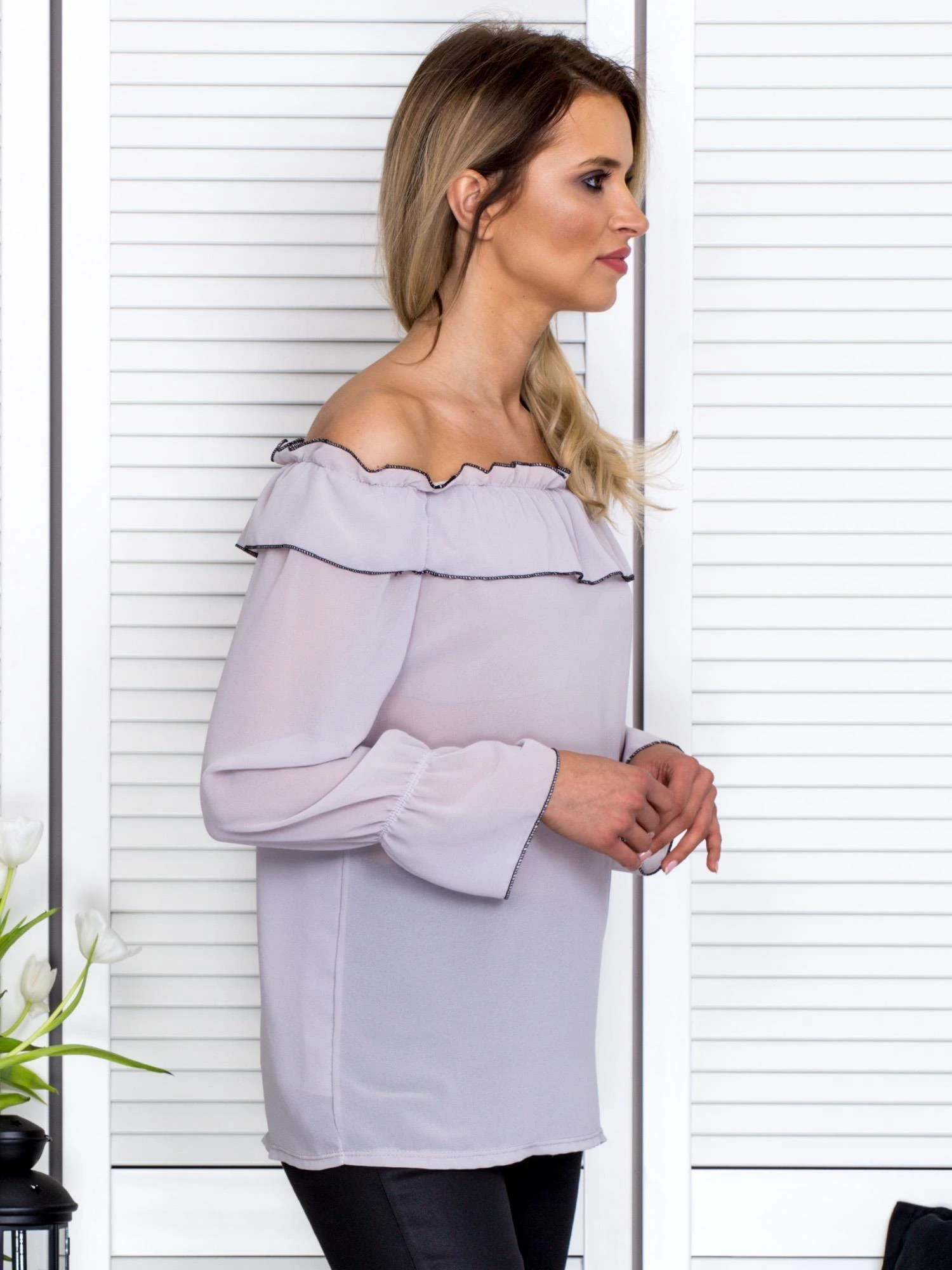 Italy Moda Palaidinė-MI-BZ-17322.17-pilka