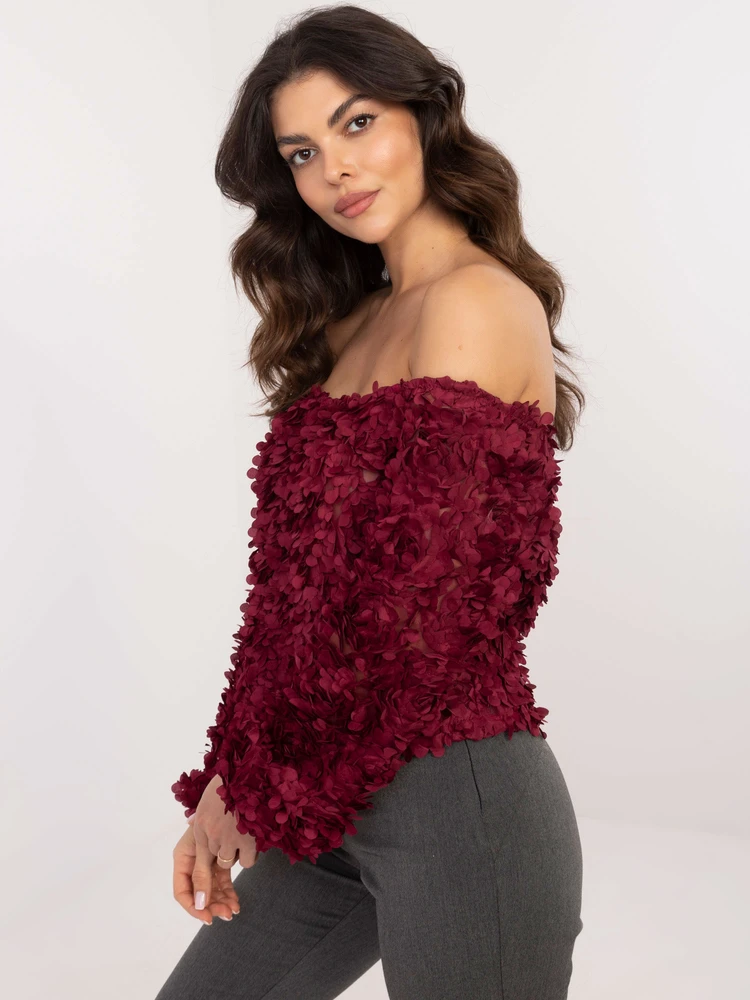 Italy Moda Bluzka-MI-BZ-26158.20-bordinė