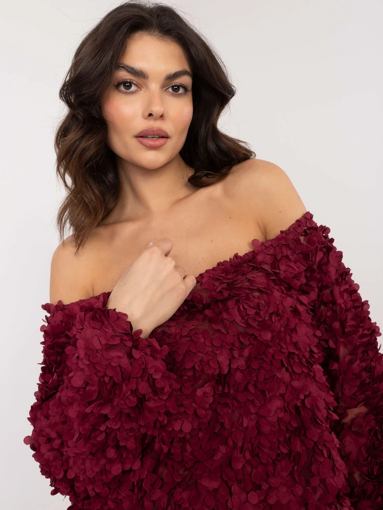 Italy Moda Bluzka-MI-BZ-26158.20-bordinė